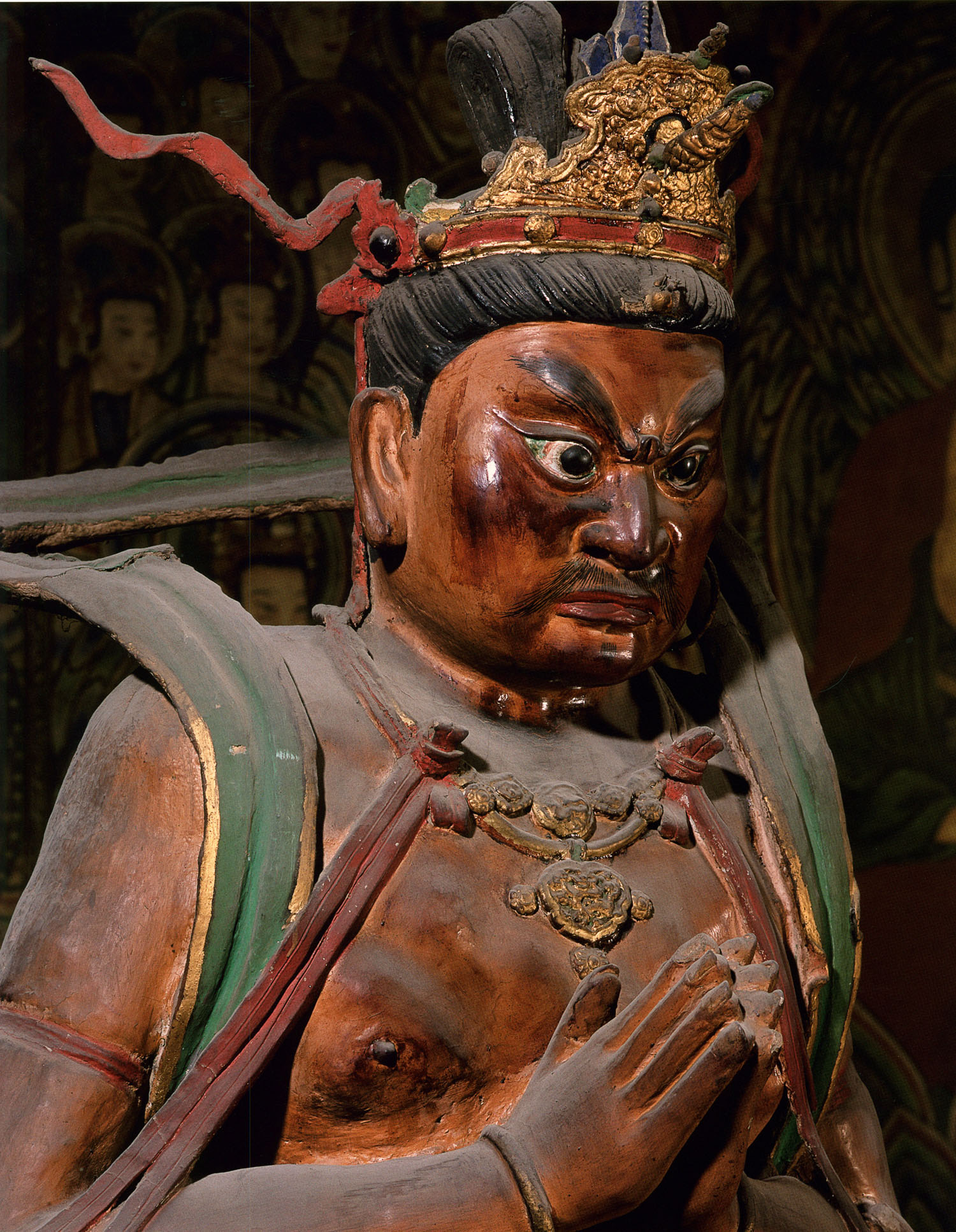 密迹金刚侧面像 大同大华严寺 佛像雕塑 高清雕塑作品大全 龙脉文化云
